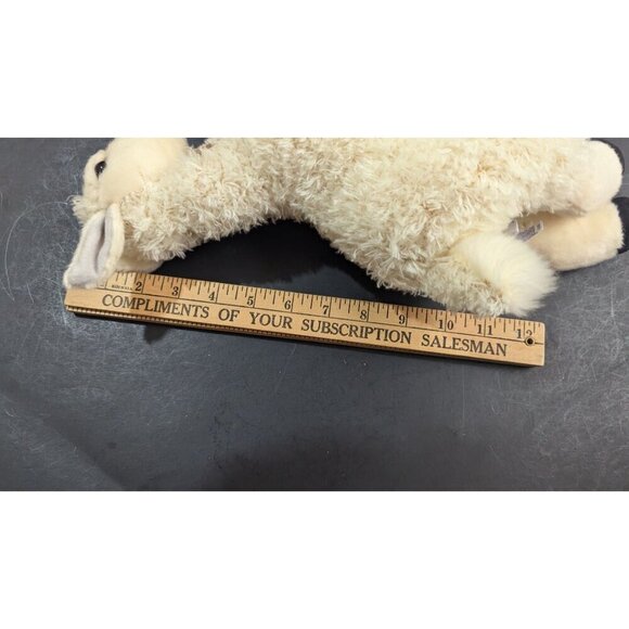 Aurora 12" Llama Flopsie Plush Stuffed Animal Toy cream black  cuddly - Picture 10 of 11